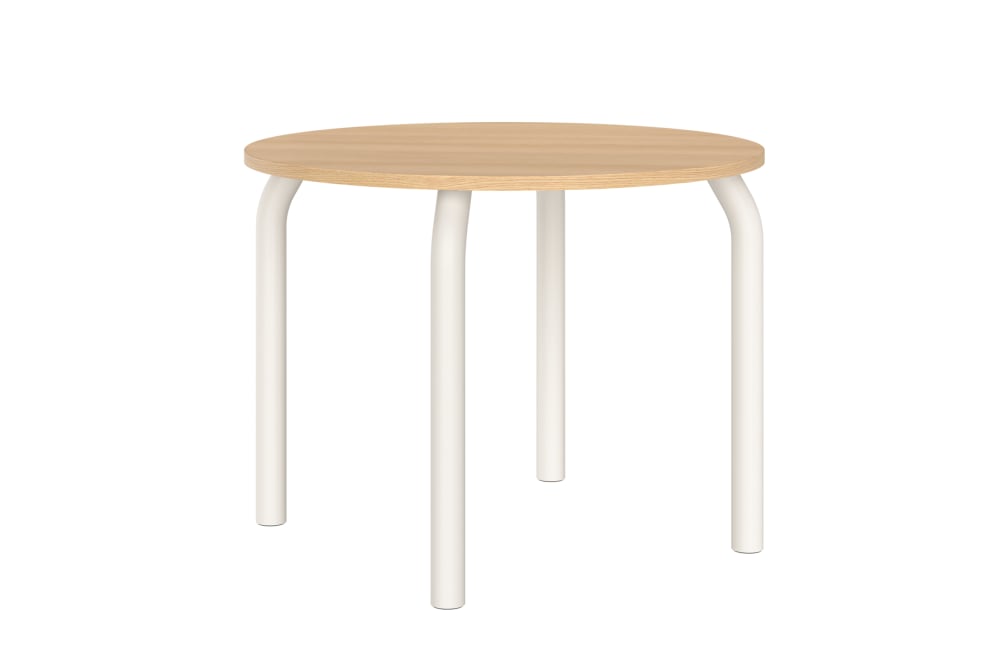 wohnli-moebel-suche-Runder-Esszimmertisch-aus-Eschen-Furnier-und-Stahl-beige Wohnli Möbelsuche - Runder Esszimmertisch aus Eschen Furnier und Stahl