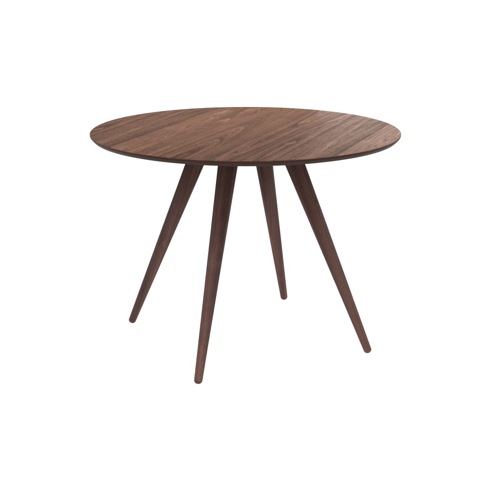 wohnli-moebel-suche-Runder-Tisch-aus-dunklem-Holz-fuer-4-Personen-D.105cm Wohnli Möbelsuche - Runder Tisch aus dunklem Holz für 4 Personen