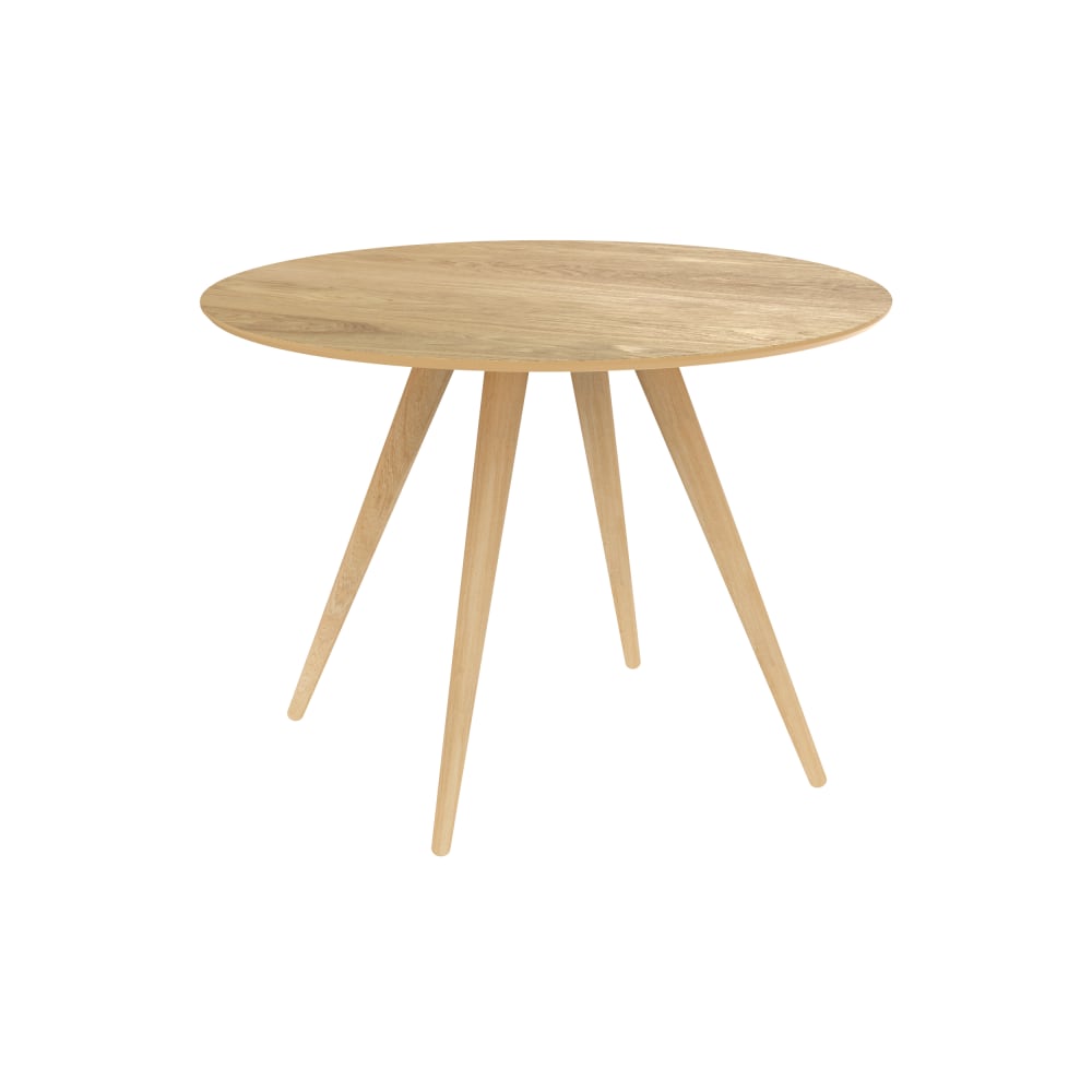wohnli-moebel-suche-Runder-Tisch-fuer-4-Personen-aus-hellem-Holz-D.105cm Wohnli Möbelsuche - Runder Tisch für 4 Personen aus hellem Holz