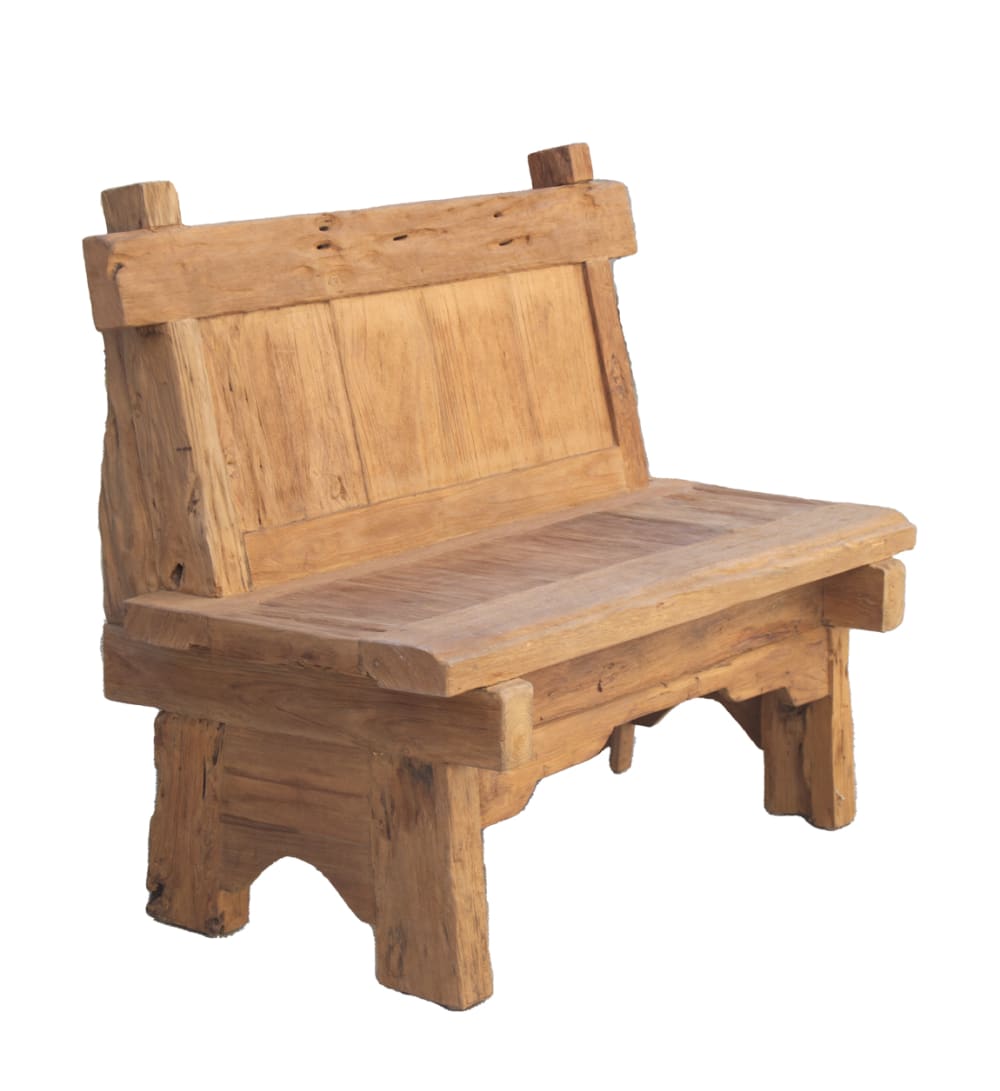 Wohnli Möbelsuche - Rustikale Bank aus Holz