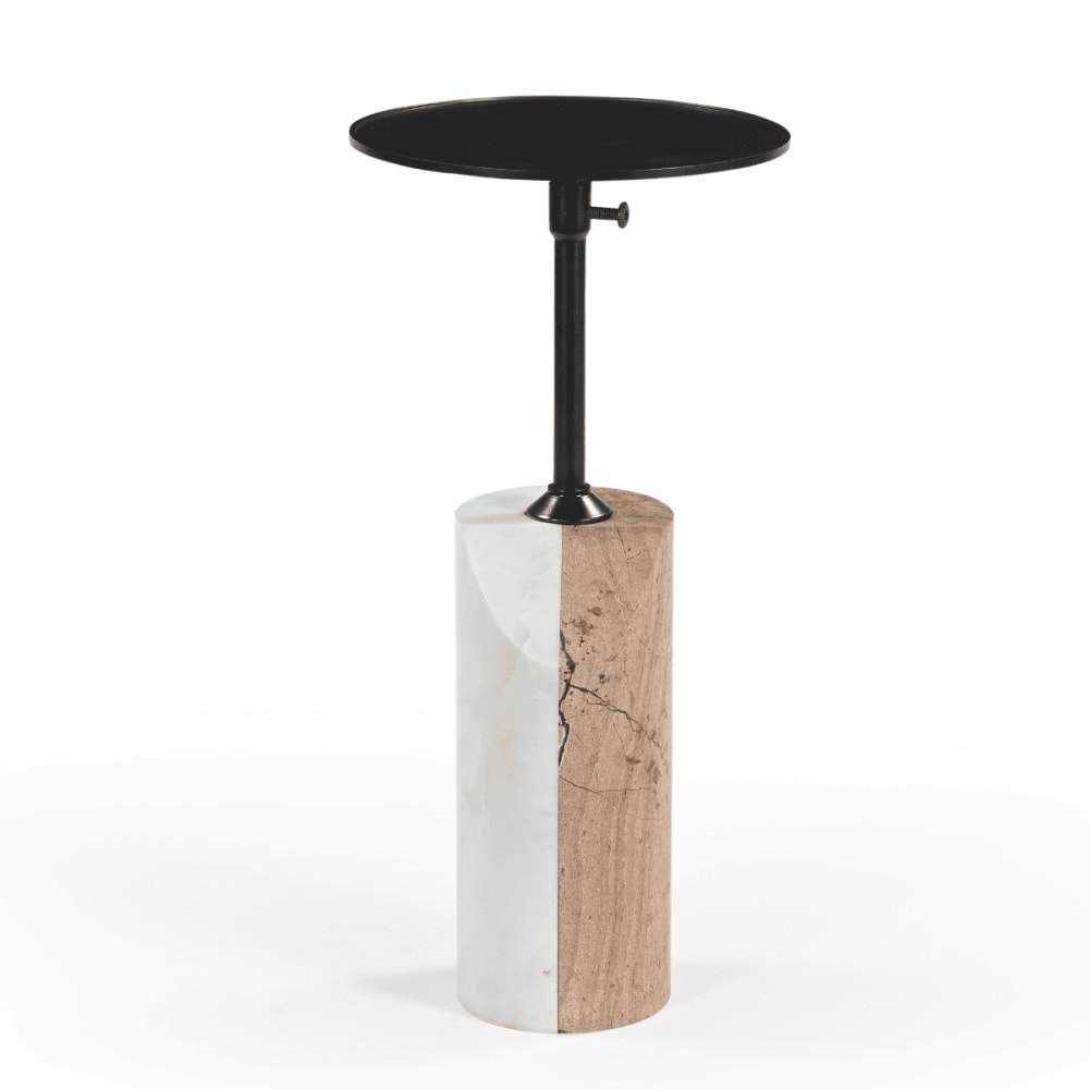 wohnli-moebel-suche-Saeule-mit-Marmorfuss-H53-cm Wohnli Möbelsuche - Säule mit Marmorfuß H53 cm