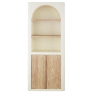 Wohnli Möbelsuche - Säulenregal mit 2Türen und 2Regalböden