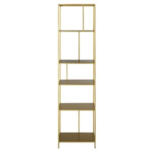 Wohnli Möbelsuche - Säuleregale aus messingfarbenem Metall
