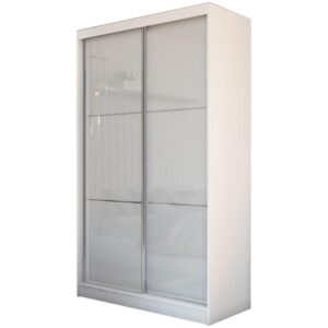 wohnli-moebel-suche-Schiebetuerenschrank-mit-Lacobel-120x216-weiss Wohnli Möbelsuche - Schiebetürenschrank mit Lacobel