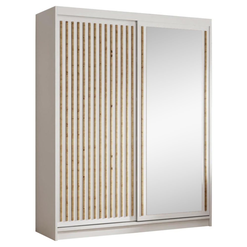 wohnli-moebel-suche-Schiebetuerenschrank-mit-Lamellen-120-cm-Weiss Wohnli Möbelsuche - Schiebetürenschrank mit Lamellen 120 cm