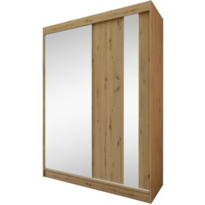 wohnli-moebel-suche-Schiebetuerenschrank-mit-Spiegel-150x216-eiche-Artisan Wohnli Möbelsuche - Schiebetürenschrank mit Spiegel