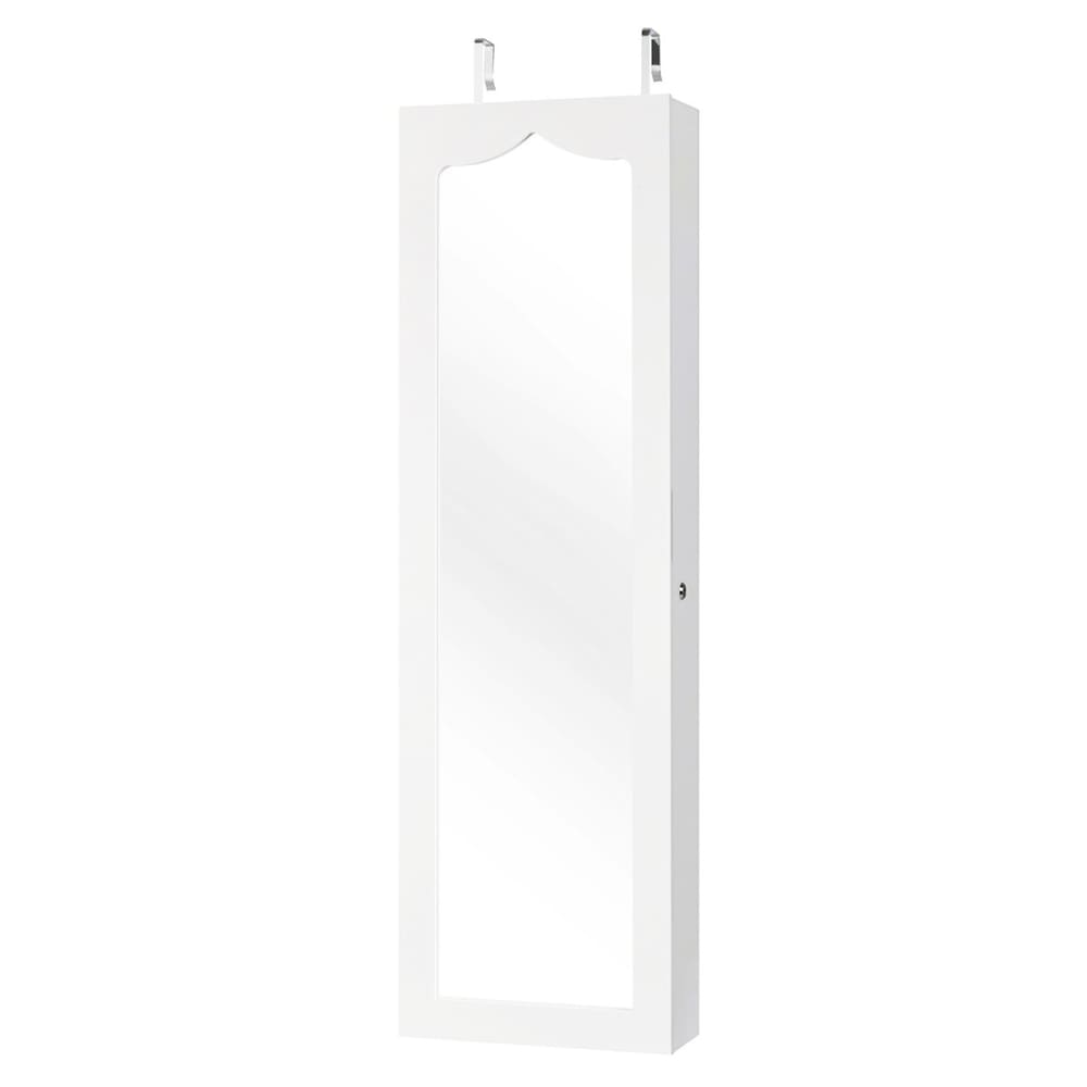 wohnli-moebel-suche-Schmuckschrank-aus-Holz-365x10x120cm-Weiss Wohnli Möbelsuche - Schmuckschrank aus Holz 36