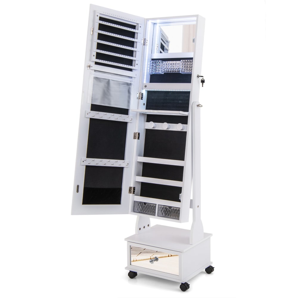 Wohnli Möbelsuche - Schmuckschrank aus Holz 42x35x159cm