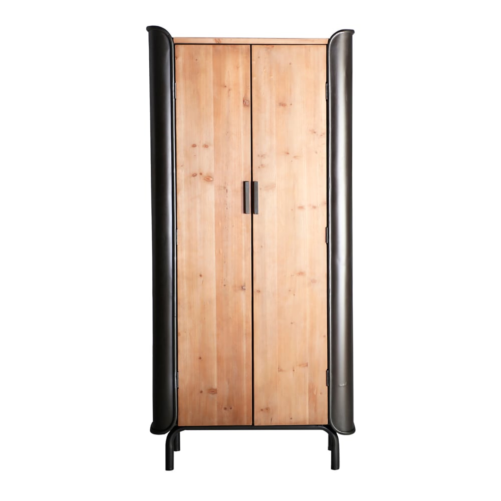 wohnli-moebel-suche-Schrank-aus-Fichtenholz-in-brauner-Farbe-81x40x171cm Wohnli Möbelsuche - Schrank aus Fichtenholz in brauner Farbe 81x40x171cm