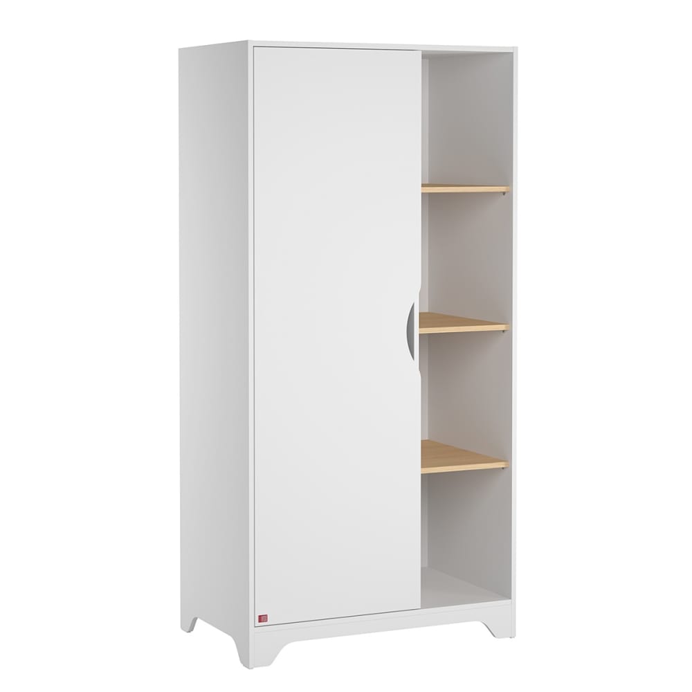 wohnli-moebel-suche-Schrank-mit-1-Tuer-2-Kleiderschraenke-L88.5cm-Weiss Wohnli Möbelsuche - Schrank mit 1 Tür