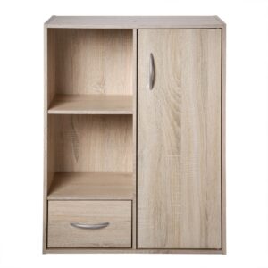 wohnli-moebel-suche-Schrank-mit-2-Faechern-1-Schublade-und-1-Tuer-Dekor-Heller-Holz Wohnli Möbelsuche - Schrank mit 2 Fächern