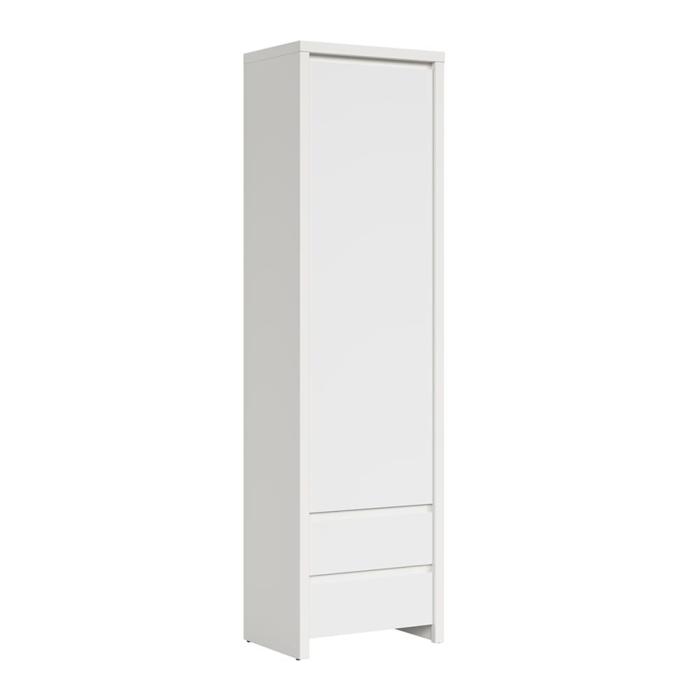 wohnli-moebel-suche-Schrank-mit-2-Schubladen-und-1-Tuer-Weiss-matt-200.5cm Wohnli Möbelsuche - Schrank mit 2 Schubladen und 1 Tür