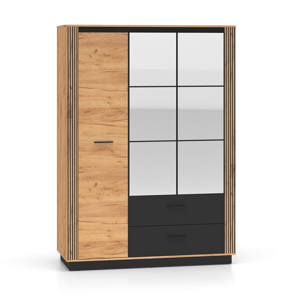 Wohnli Möbelsuche - Schrank mit 2 Schubladen und 3 Türen