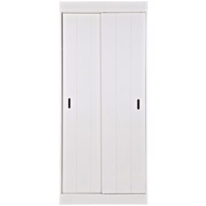 Wohnli Möbelsuche - Schrank mit Scheibetüren aus Kiefernholz