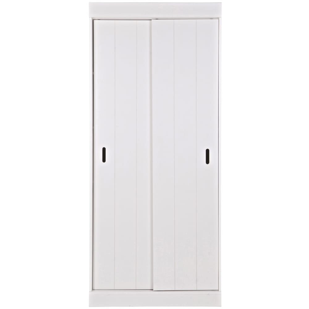 Wohnli Möbelsuche - Schrank mit Scheibetüren aus Kiefernholz