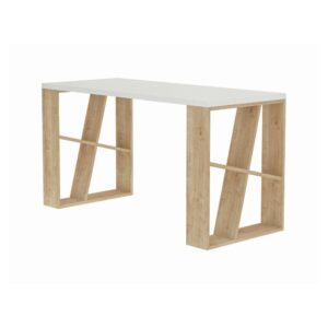wohnli-moebel-suche-Schreibtisch-Holzeffekt-weisse-eiche-140x60-h75-cm Wohnli Möbelsuche - Schreibtisch Holzeffekt weiße eiche 140x60 h75 cm