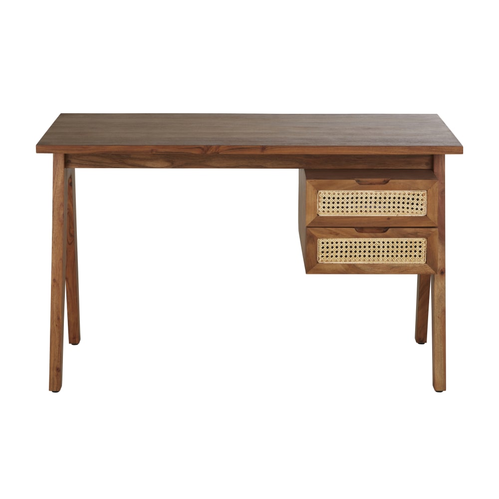 Wohnli Möbelsuche - Schreibtisch aus Akazienholz im Vintage-Stil