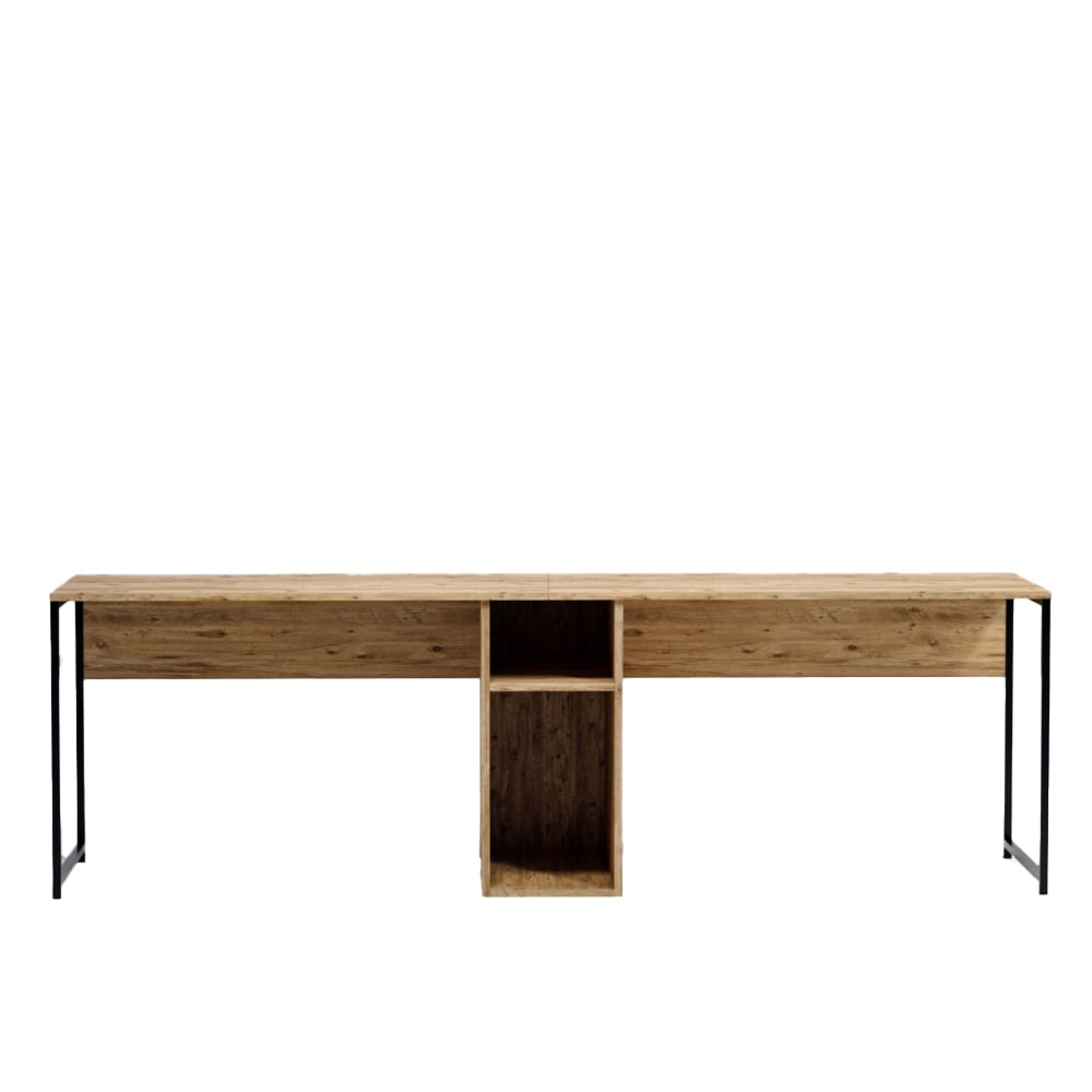 Wohnli Möbelsuche - Schreibtisch aus Holz mit Fächern