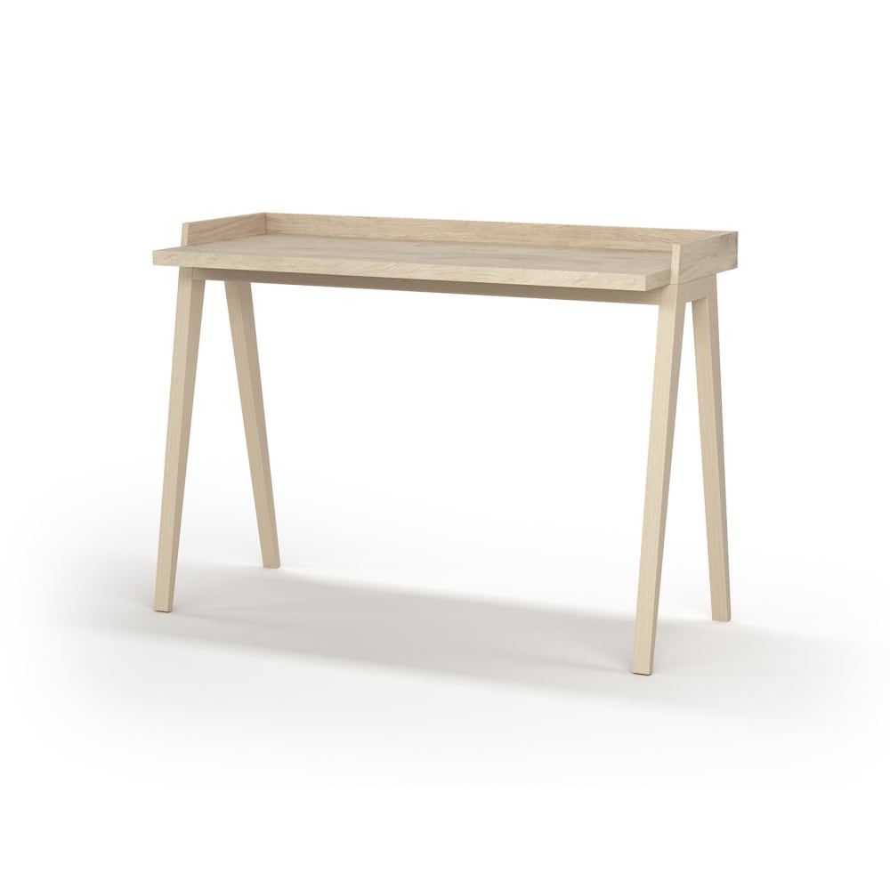 Wohnli Möbelsuche - Schreibtisch aus Melamin und Buche in Eiche 81x111x50 cm