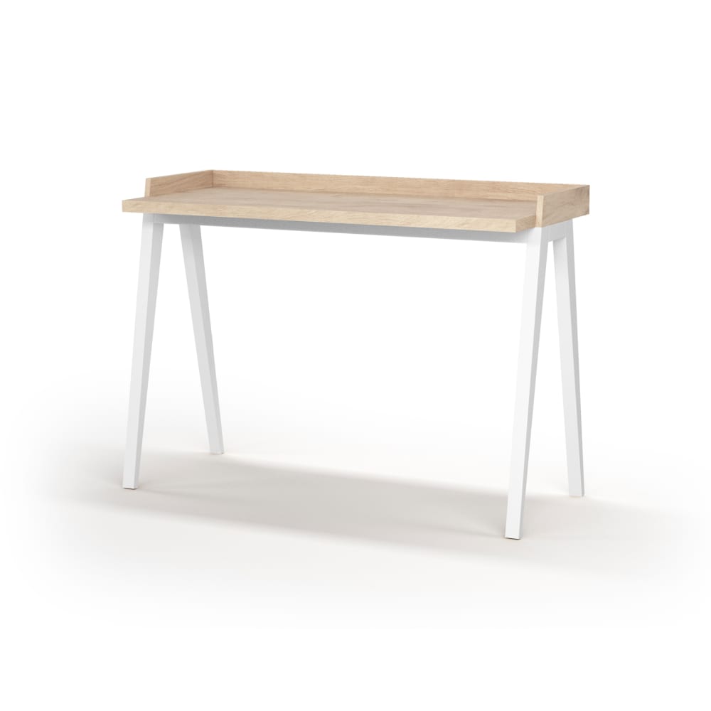 Wohnli Möbelsuche - Schreibtisch aus Melamin und Buche in Eiche