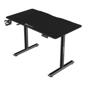 Wohnli Möbelsuche - Schreibtisch aus Metall und in Holzoptik 117 x 120 x 60 cm