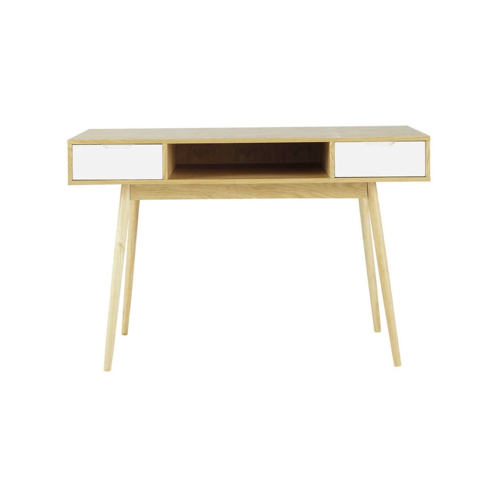 Wohnli Möbelsuche - Schreibtisch im Vintage-Stil mit 2 Schubladen