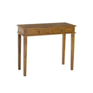 Wohnli Möbelsuche - Schreibtisch mit 2 Schubladen aus Teakholz
