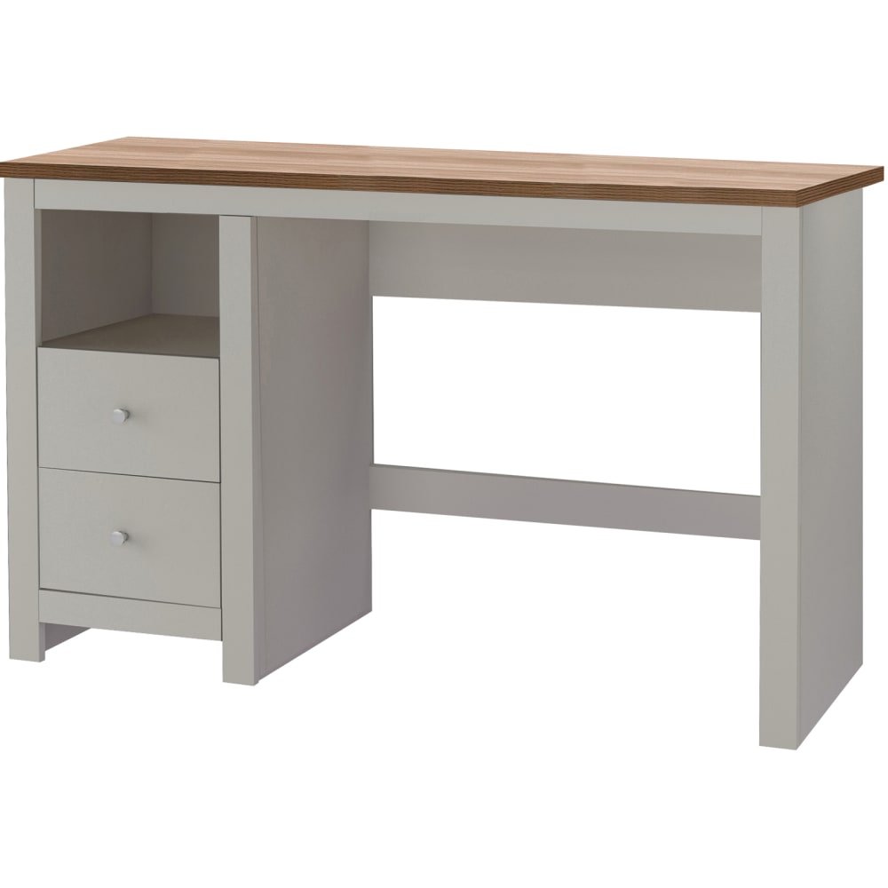 Wohnli Möbelsuche - Schreibtisch mit 2 Schubladen in Eichenoptik