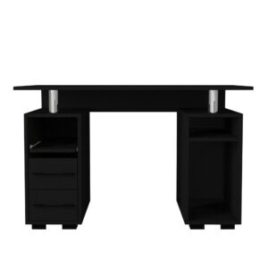 Wohnli Möbelsuche - Schreibtisch mit 2 Schubladen in Schwarz