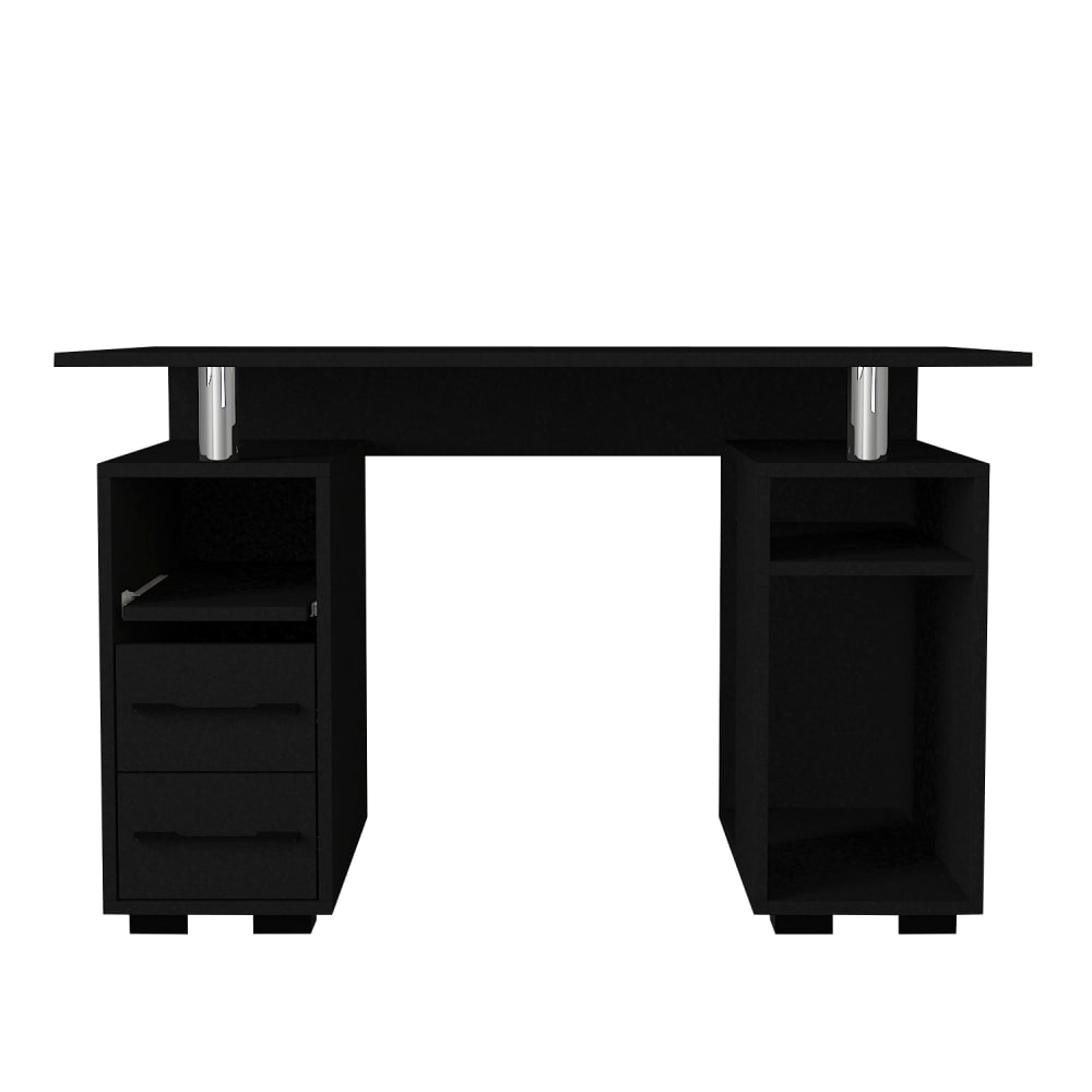 Wohnli Möbelsuche - Schreibtisch mit 2 Schubladen in Schwarz