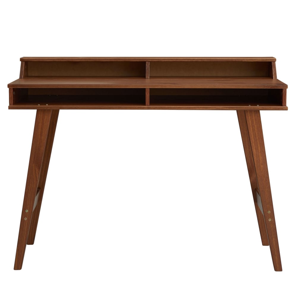 wohnli-moebel-suche-Schreibtisch-mit-2-offenen-Faechern-aus-Kieferholz-Kastanie Wohnli Möbelsuche - Schreibtisch mit 2 offenen Fächern aus Kieferholz