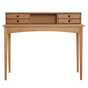wohnli-moebel-suche-Schreibtisch-mit-4-Schubladen-aus-Massivholz-braun Wohnli Möbelsuche - Schreibtisch mit 4 Schubladen aus Massivholz