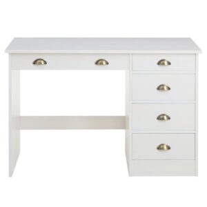 wohnli-moebel-suche-Schreibtisch-mit-5-Schubladen-aus-Kiefer-weiss Wohnli Möbelsuche - Schreibtisch mit 5 Schubladen aus Kiefer