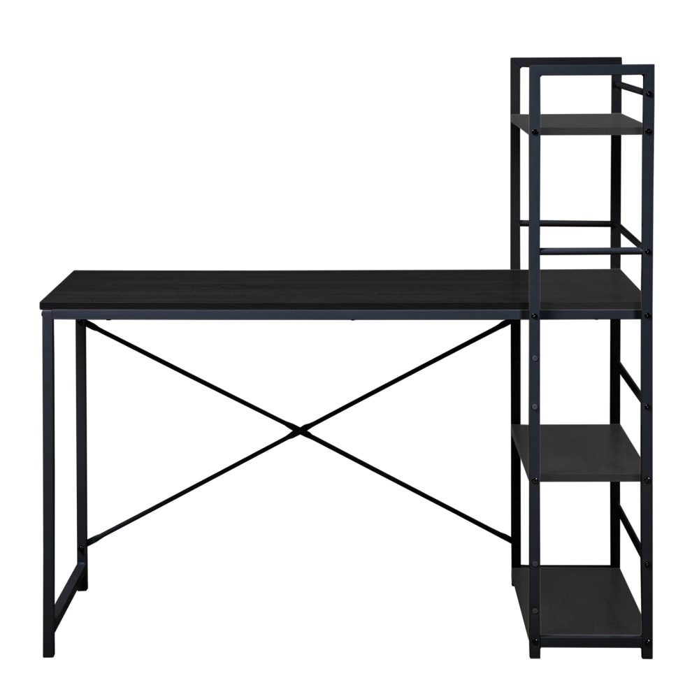 Wohnli Möbelsuche - Schreibtisch mit Ablage aus Holzfaser und Stahl