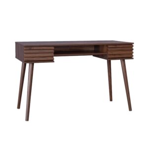 wohnli-moebel-suche-Schreibtisch-mit-Holzdekor-2-Schubladen-nussbaumfarben Wohnli Möbelsuche - Schreibtisch mit Holzdekor