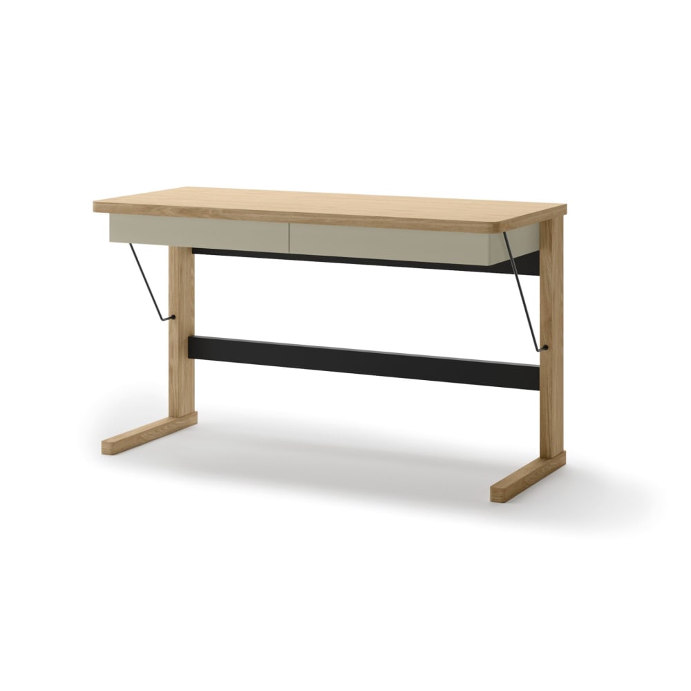 wohnli-moebel-suche-Schreibtisch-mit-Schubladen-Eichenholzoptik-Greige-131-cm-breit Wohnli Möbelsuche - Schreibtisch mit Schubladen
