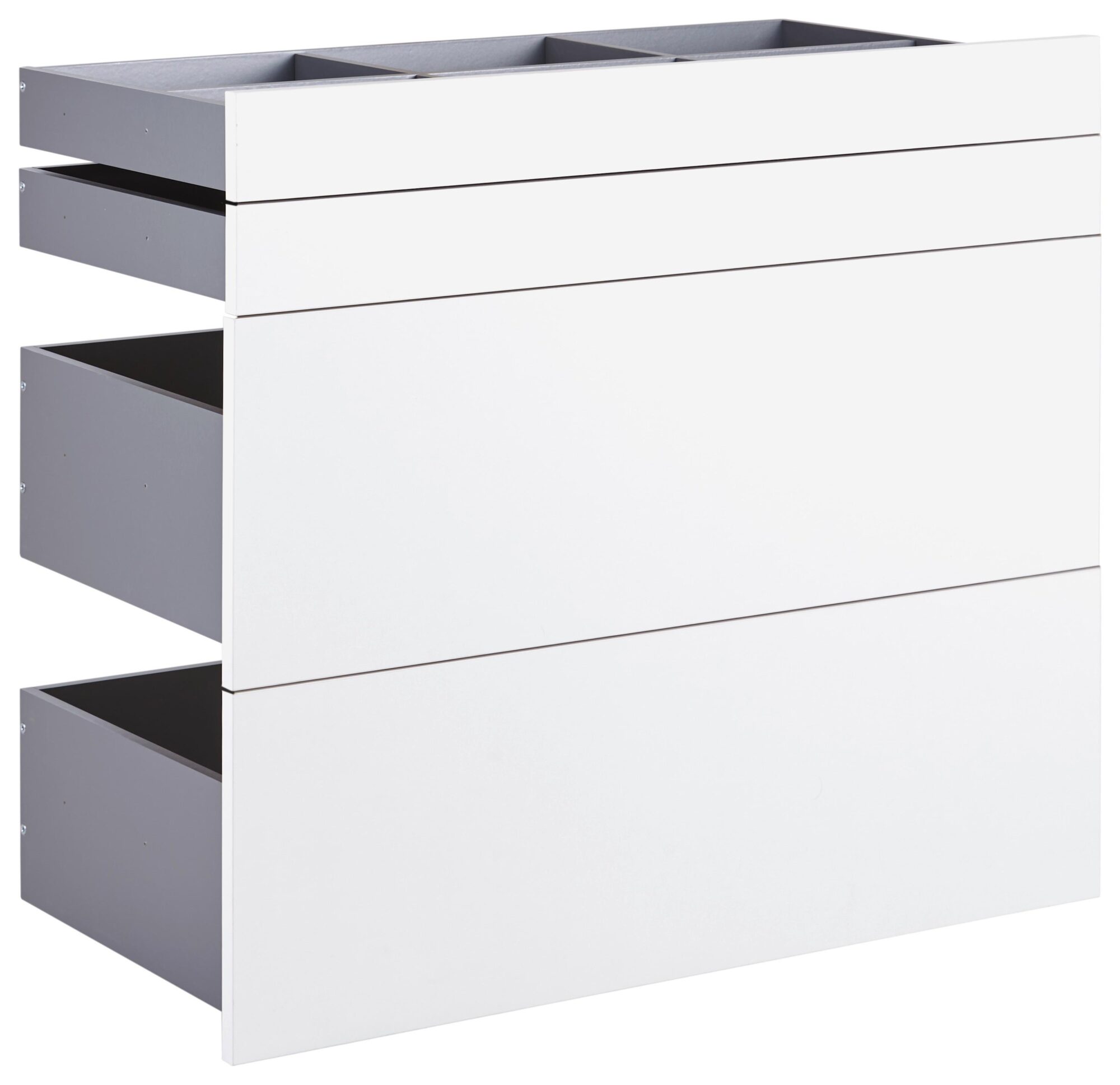 wohnli-moebel-suche-Schubladenset-Unit-in-Weiss Wohnli Möbelsuche - Schubladenset Unit in Weiß