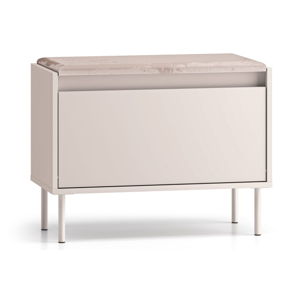 wohnli-moebel-suche-Schuhbank-mit-Klappe-Kaschmirgrau-69-cm Wohnli Möbelsuche - Schuhbank mit Klappe