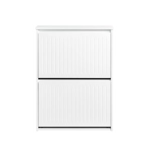 Wohnli Möbelsuche - Schuhkipper Schuhablage Schuhschrank Schuhkommode aus MDF(E1) Weiß