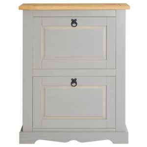 Wohnli Möbelsuche - Schuhkipper mit 2 Klappen aus Kiefer