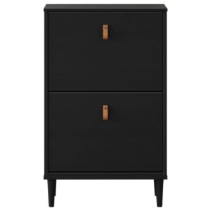 Wohnli Möbelsuche - Schuhkipper mit 2 Klappen und Ledergriffen