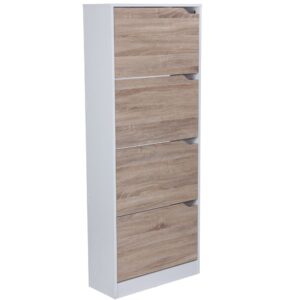 Wohnli Möbelsuche - Schuhkipper mit 4 Fächern aus Spanplatte