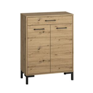 wohnli-moebel-suche-Schuhmoebel-1-Schublade-und-2-Tueren-Holzoptik-70cm Wohnli Möbelsuche - Schuhmöbel 1 Schublade und 2 Türen