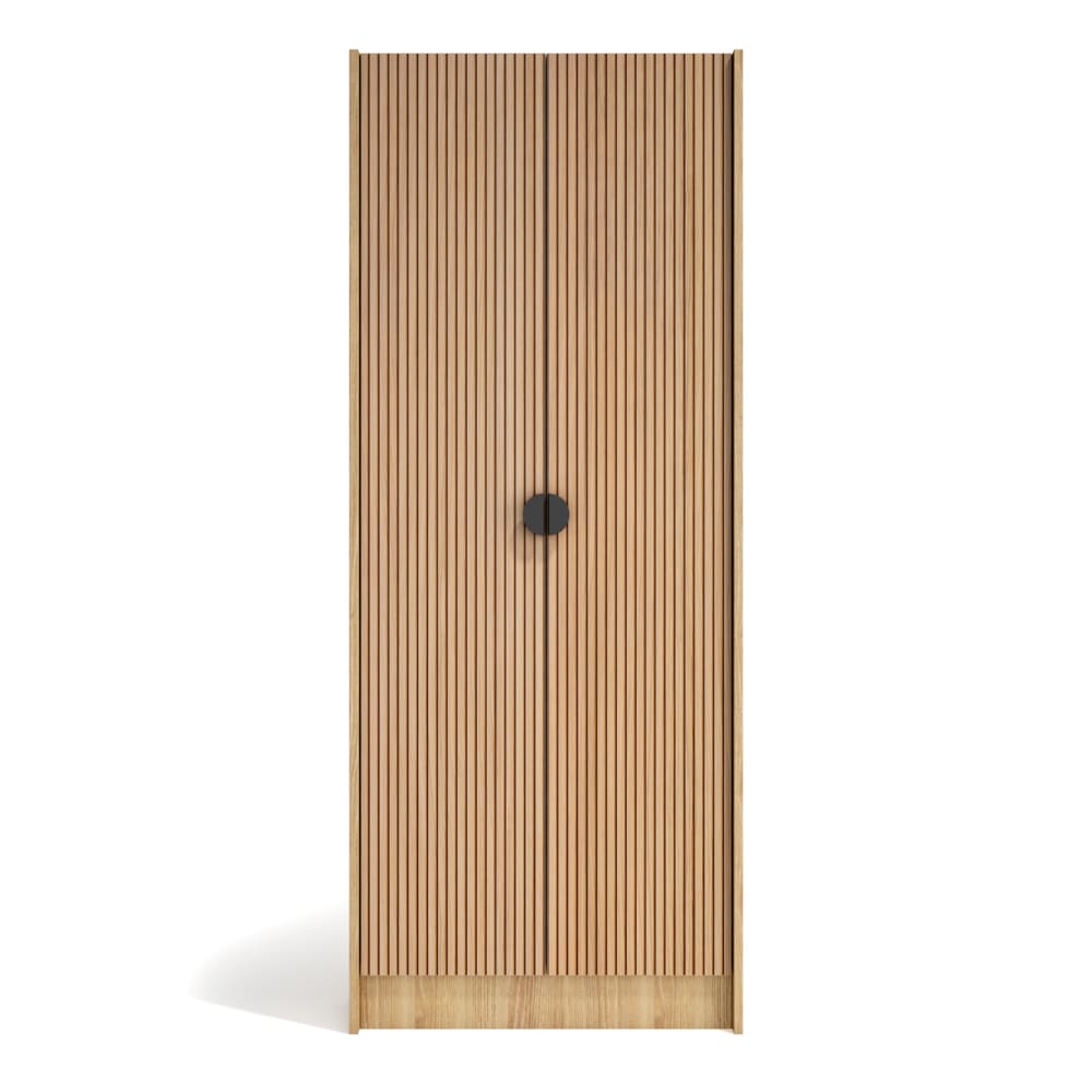 wohnli-moebel-suche-Schuhschrank-Melamin-Goldeneiche-Tueren-Lattenoptik-Eiche-175x70x24-cm Wohnli Möbelsuche - Schuhschrank Melamin Goldeneiche Türen Lattenoptik Eiche 175x70x24 cm