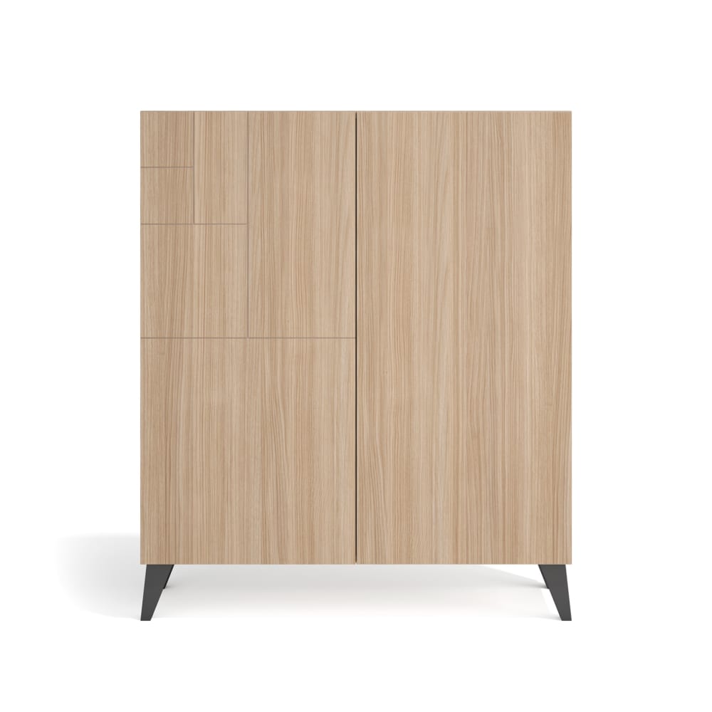 wohnli-moebel-suche-Schuhschrank-Melamin-Hellnussbaum-Beine-Graphit-109x90x27-cm Wohnli Möbelsuche - Schuhschrank Melamin Hellnussbaum Beine Graphit 109x90x27 cm