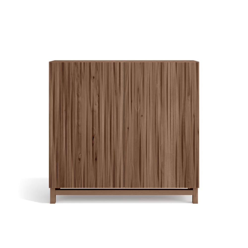 wohnli-moebel-suche-Schuhschrank-Melamin-Nussbaum-Tueren-Lattenoptik-Nussbaum-90x90x27cm Wohnli Möbelsuche - Schuhschrank Melamin Nussbaum Türen Lattenoptik Nussbaum 90x90x27cm