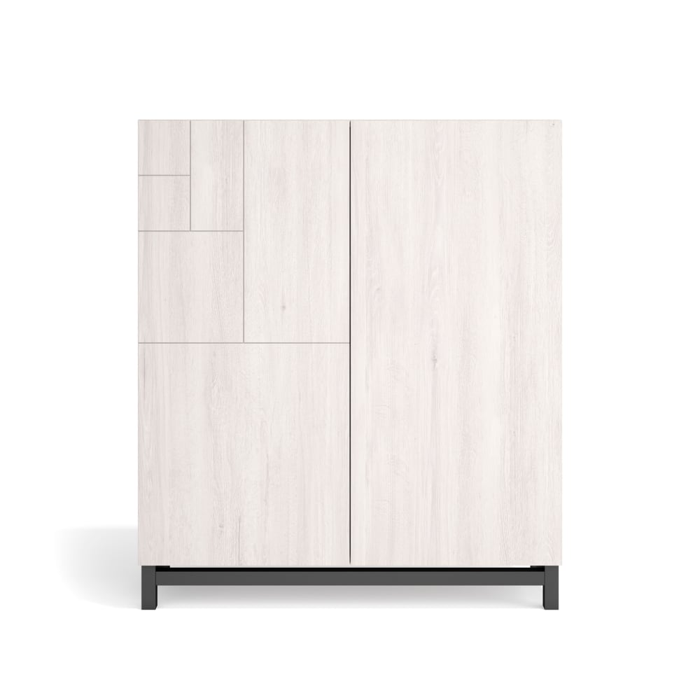 wohnli-moebel-suche-Schuhschrank-Melamin-Weiss-Beine-Graphit-112x90x27-cm Wohnli Möbelsuche - Schuhschrank Melamin Weiß Beine Graphit 112x90x27 cm