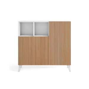 wohnli-moebel-suche-Schuhschrank-Melamin-Weiss-Tueren-Lattenoptik-Eiche-87x90x27-cm Wohnli Möbelsuche - Schuhschrank Melamin Weiß Türen Lattenoptik Eiche 87x90x27 cm