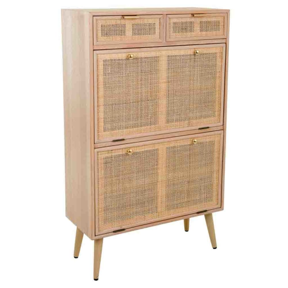 wohnli-moebel-suche-Schuhschrank-aus-Holz-mit-Gitter-70x32x120-braun Wohnli Möbelsuche - Schuhschrank aus Holz mit Gitter