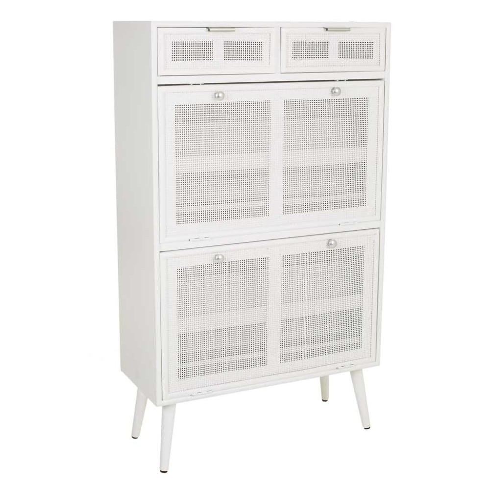 wohnli-moebel-suche-Schuhschrank-aus-Holz-mit-Gitter-70x32x120-weiss Wohnli Möbelsuche - Schuhschrank aus Holz mit Gitter